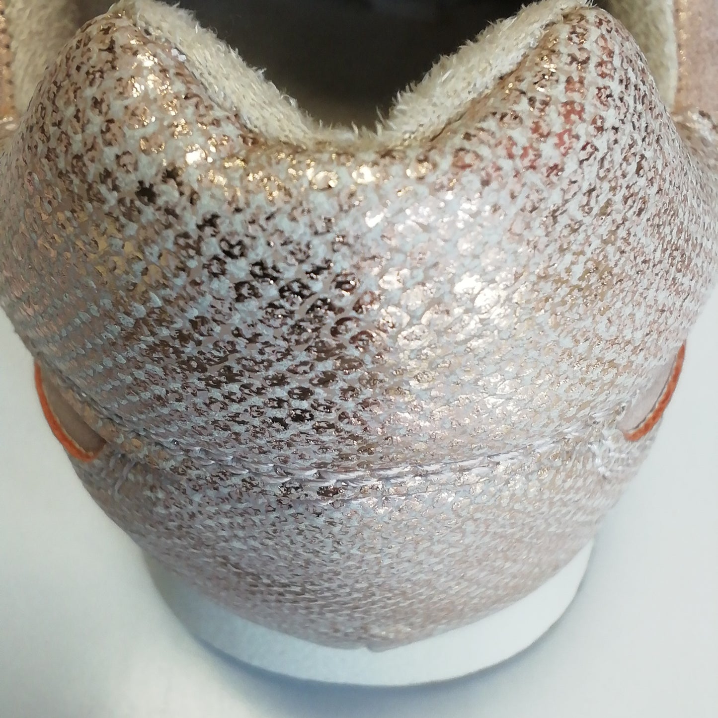 Cipriata 'ANTA' Rose Gold Metallic Trainer