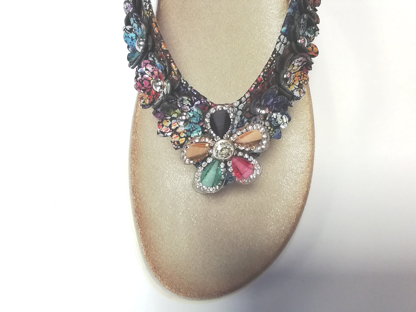 Cipriata 'AIDA' Flower Toe Post Mule Sandal