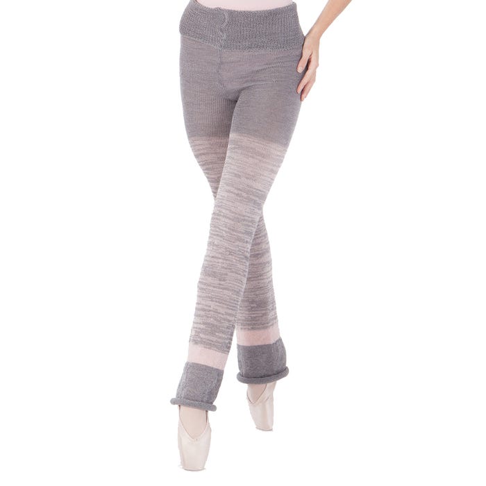 Grey and Pink Warm Up Leggings