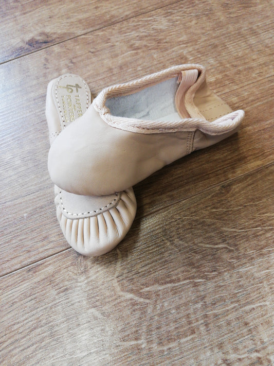 Pink Leather Ballet Shoes