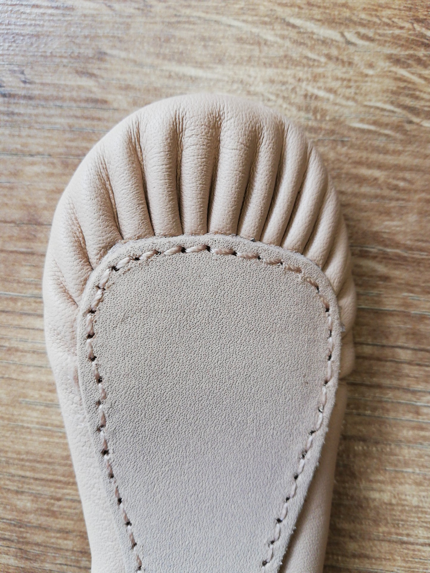 Pink Leather Ballet Shoes