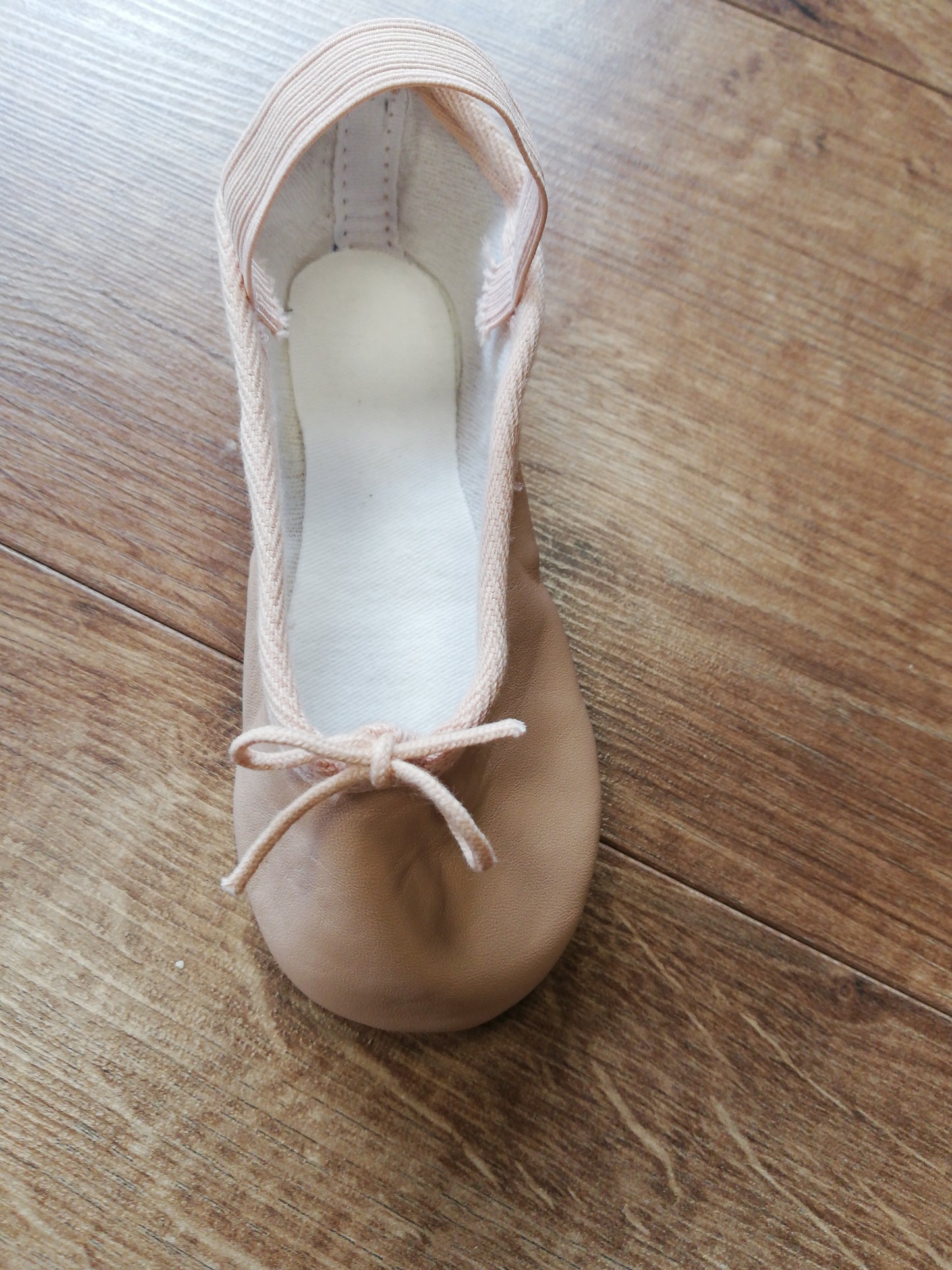 Pink Leather Ballet Shoes