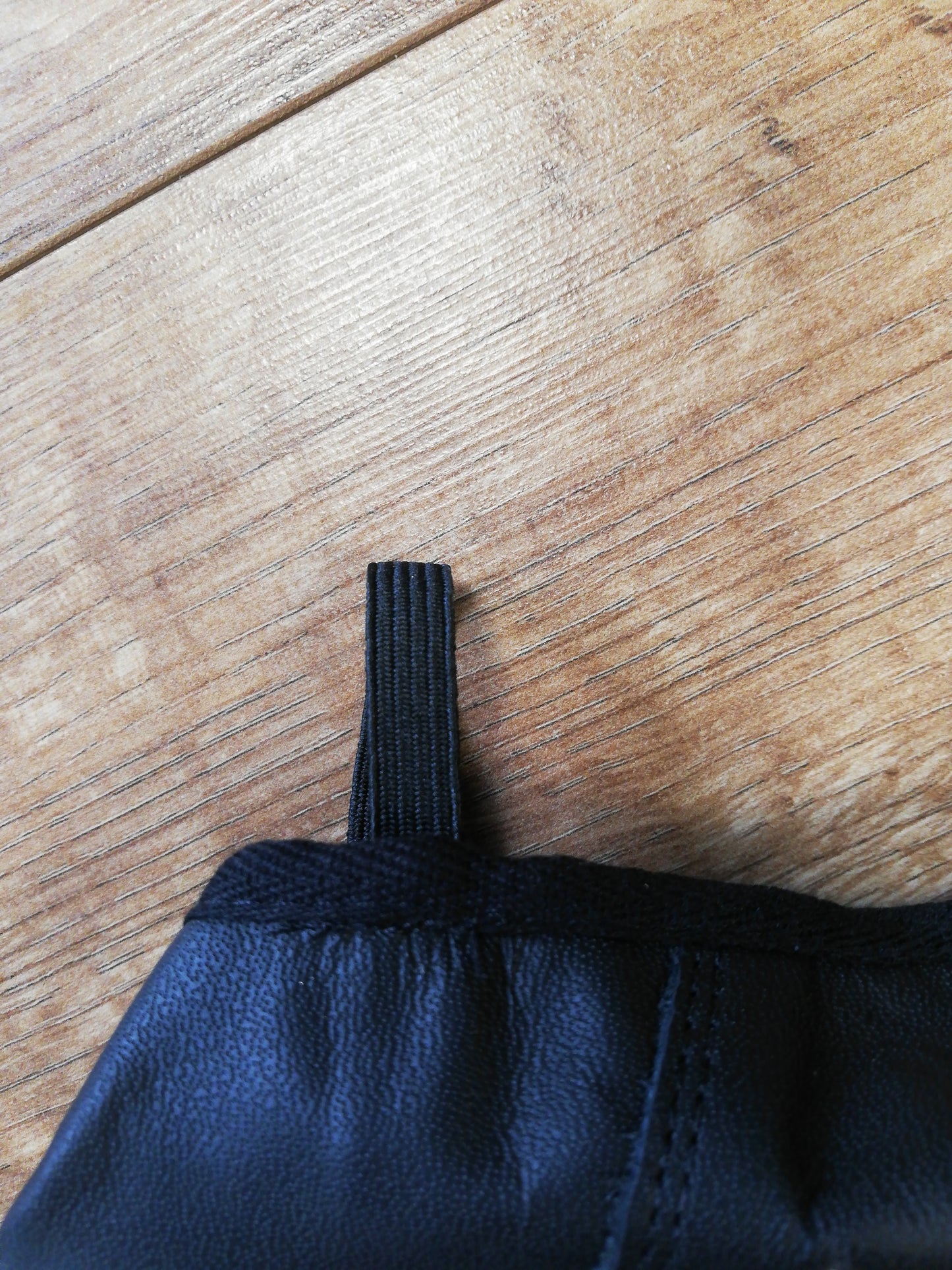 Black Leather Ballet Shoes