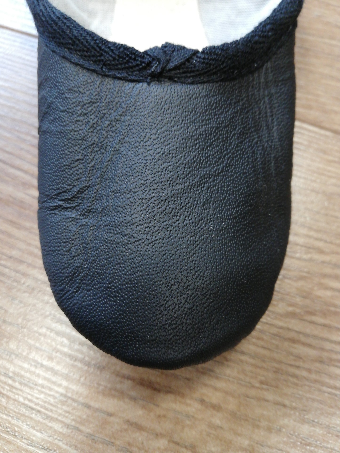Black Leather Ballet Shoes