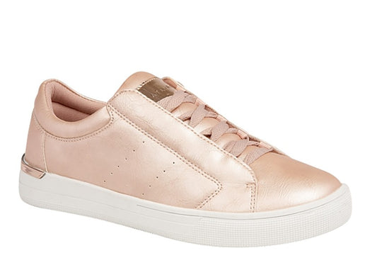 Cipriata 'ALBERTA' Gold Rose Metallic Trainer