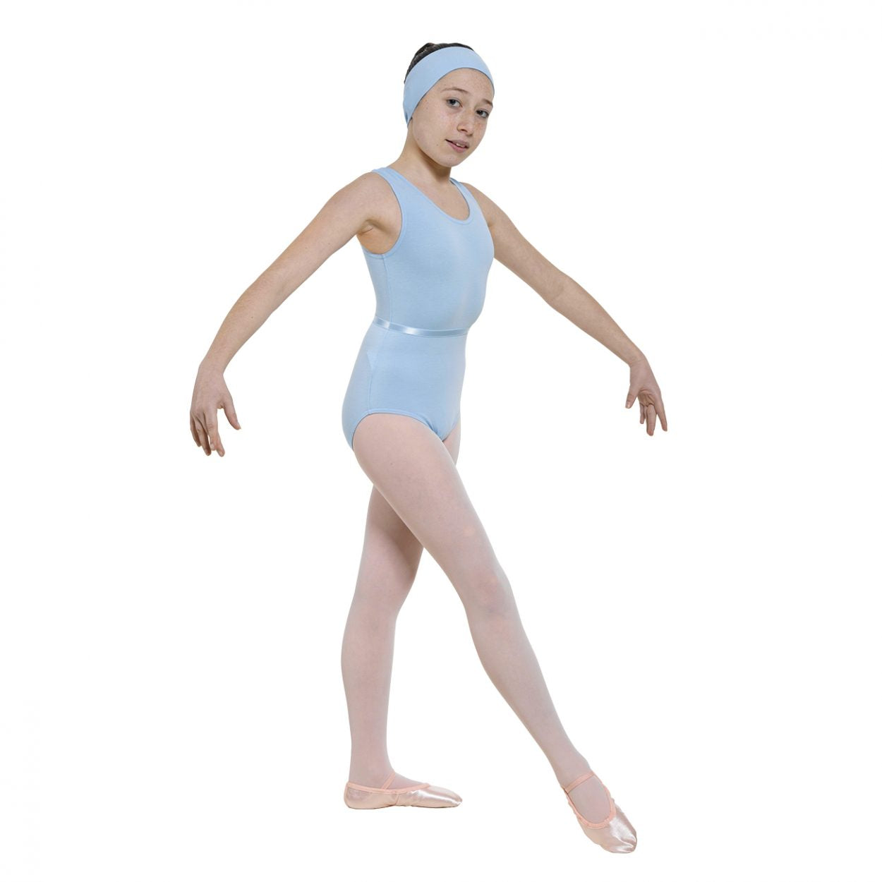 Cotton Lycra Sleeveless Regulation Leotard